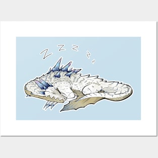 Monster Hunter Ivory Lagiacrus nap Posters and Art